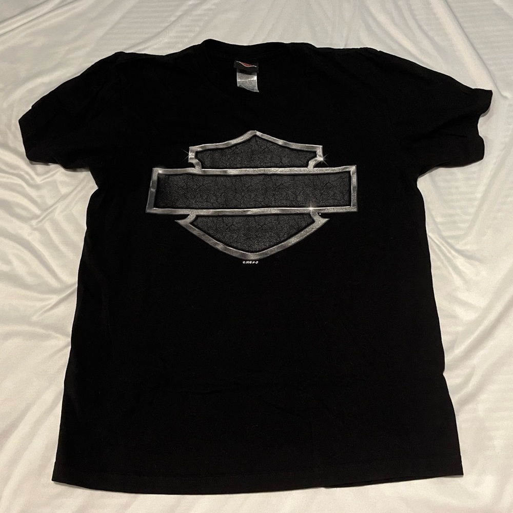 Official Harley Davidson Frederick Maryland Logo Shield T-Shirt Men Medium M
